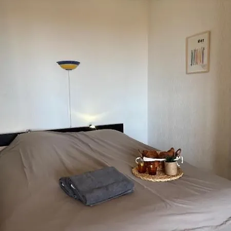Apartament La Maddyblue 5 Min A Pieds De L'ocean Et Commerce *
